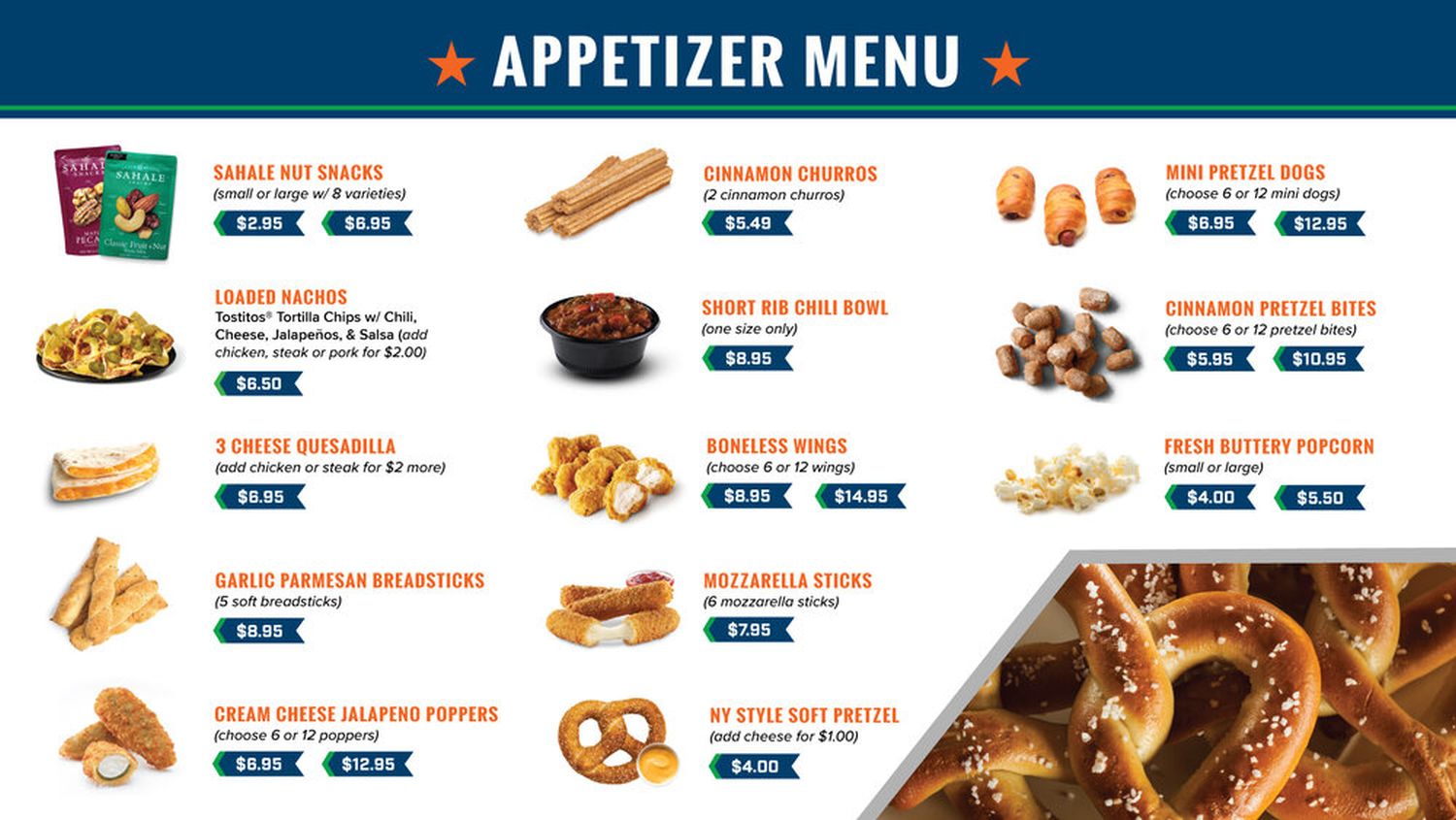 Appetizer Menu